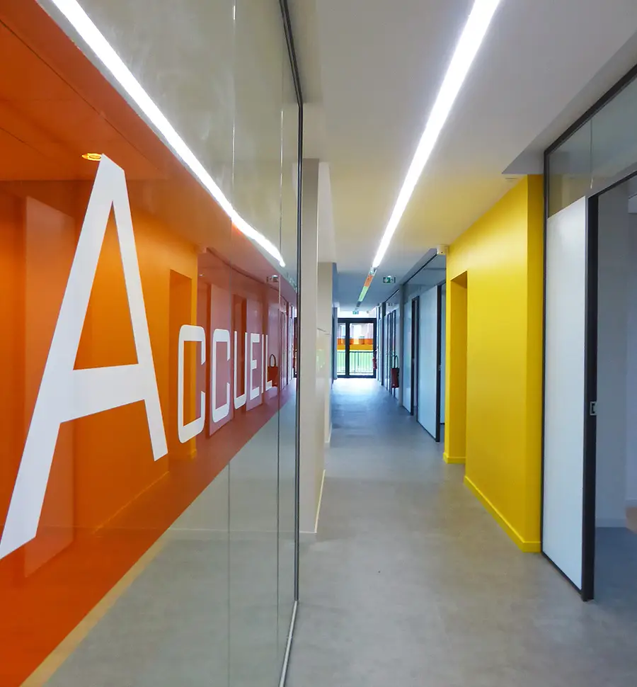 Pôle administratif, extension d'un Centre Hospitalier - XO Architecture